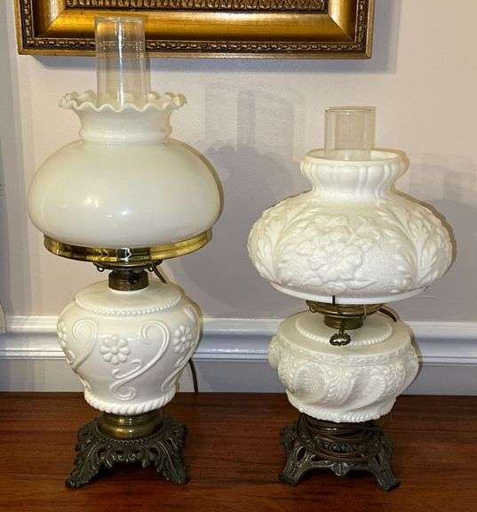 Milk Glass Table Lamps image