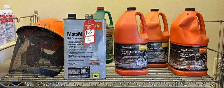 Stihl Protective Helmet & Bar Chain Lubricant image