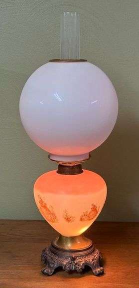 Early Gone With the Wind Table Lamp image