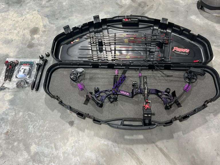 PSE Archery Compound Bow with Case & Accessories image