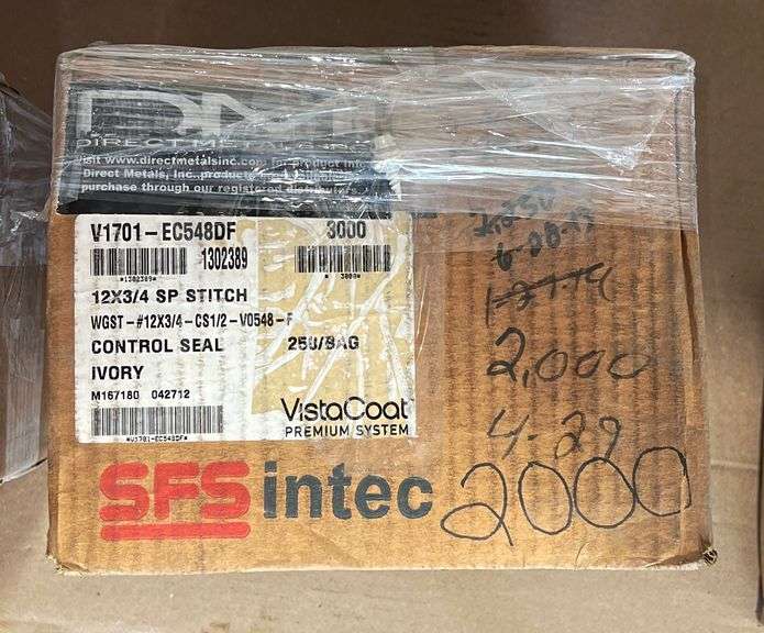 #12x3/4" Fasteners, Color-Ivory, qty:2000 image