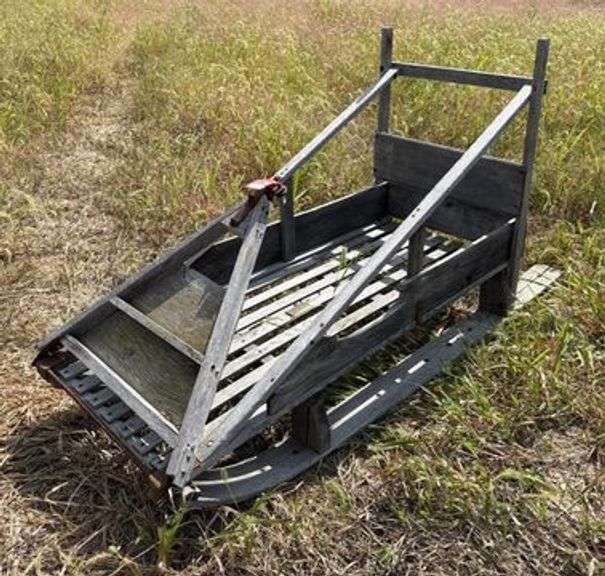 Vintage Wood Snow Sled image