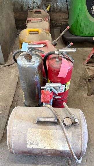 Fire Extinguishers, Air Tanks & Fuel Cans image