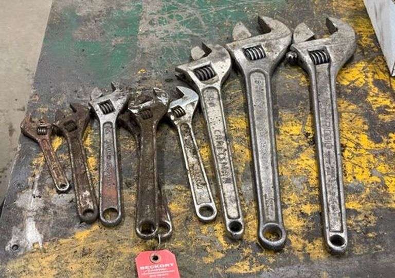 Proto, Ridgid, Craftsman, & Willliams Adjustable Wrenches image