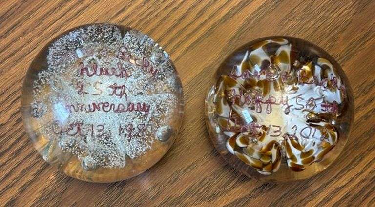 Zimmerman Glass Paperweights image