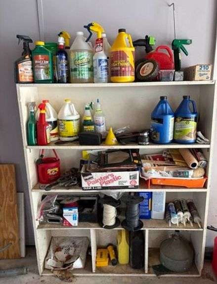 Shelving Unit & Garage Items image