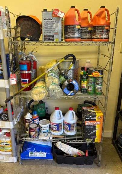 Electric Blowers, Grass Seed, Fire Extinguishers & Shelving image