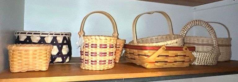 Woven Baskets, Linens, & Dolls image
