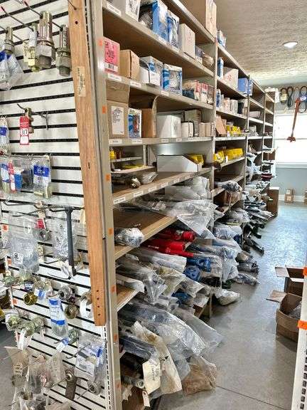 Massive Assortment of New Tractor 3PT Hitch Parts, Drawbars, Tach Parts & Lighting Components image