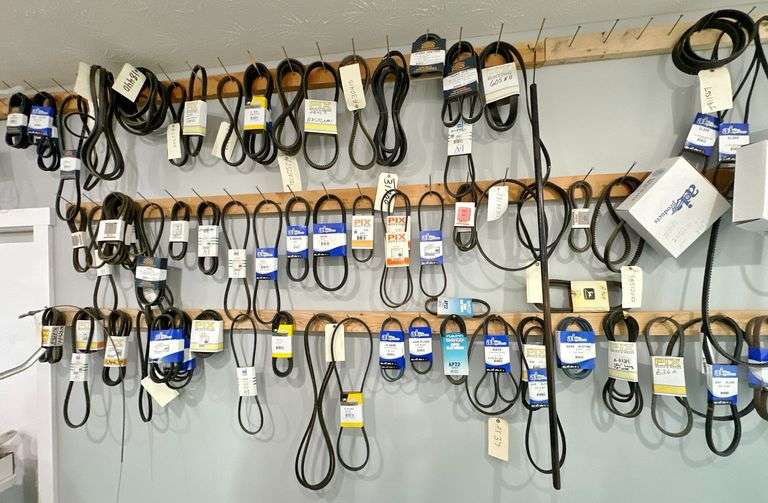 Massive Assortment of New Tractor Implement Belts image