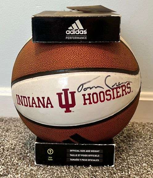Indiana Hoosiers Signed "Tom Crean" Basketball image