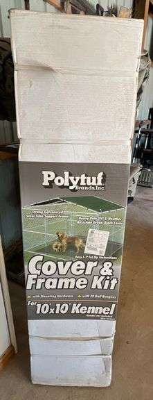 Polytuf Cover & Frame Kit for 10x10x10 Kennel image