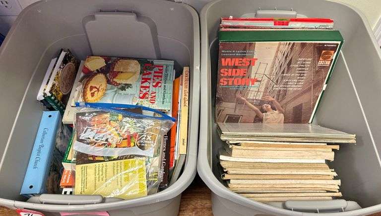 Cookbooks & LP Album Collection image