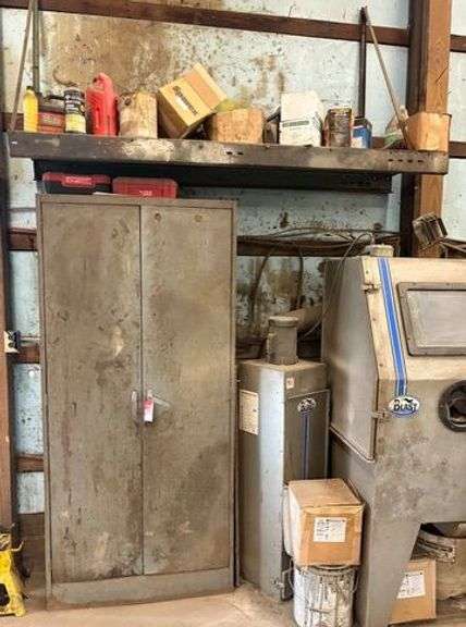 Metal Shop Cabinet & Contents image