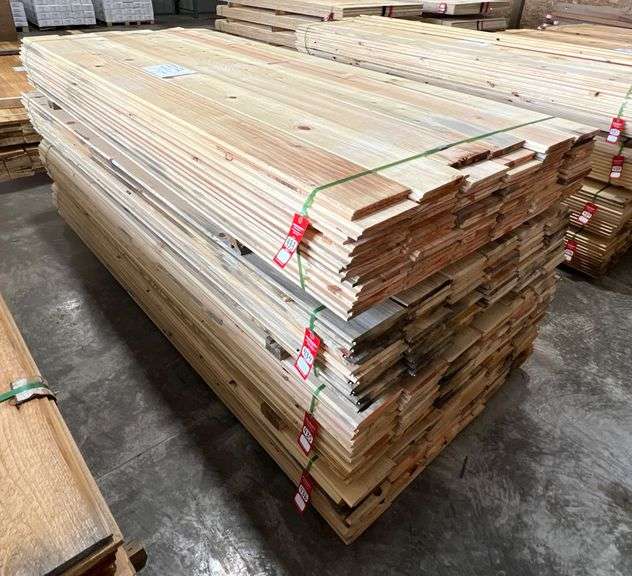 Ponderosa Pine V-Groove Siding - 72 pcs image