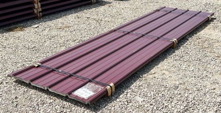 Niccor Stormshield 29 Gauge Metal Siding/Roofing, qty: 25 sheets, color: Burgundy image