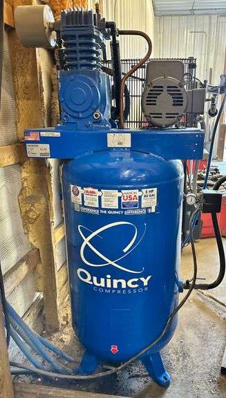 Quincy 5HP 80 Gal Two-Stage Vertical Air Compressor image