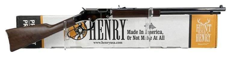 Henry Repeating Arms Co. H004S Golden Boy Silver .22 Rifle - NEW image