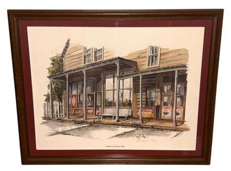 Ray Day "Country General Store" Framed Print image