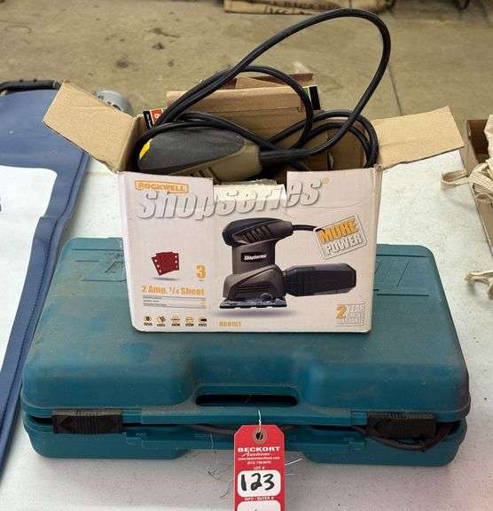 Makita 1/2" Drill & Rockwell Sander image