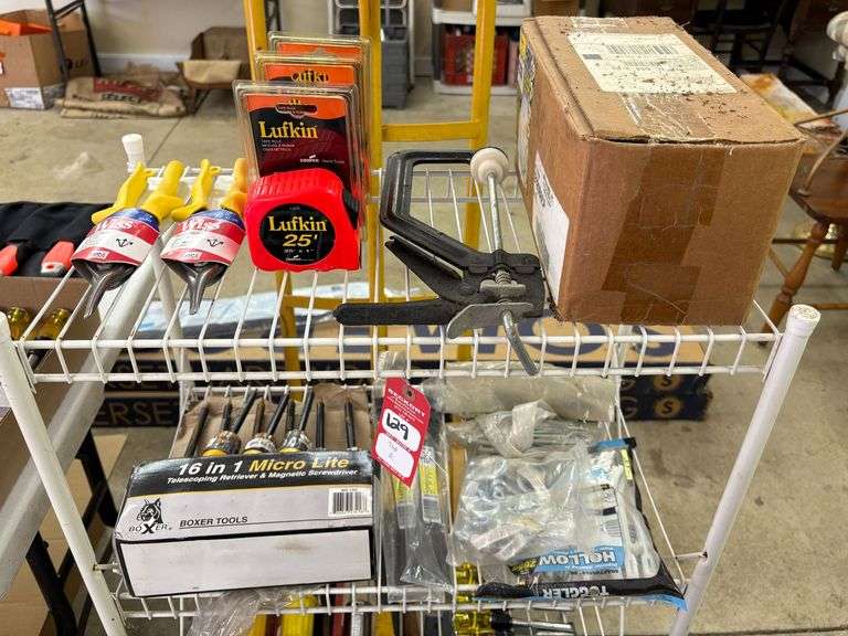 Lufkin Tape Rules, Wiss Metal Snips,  Screwdriver & Related Items image
