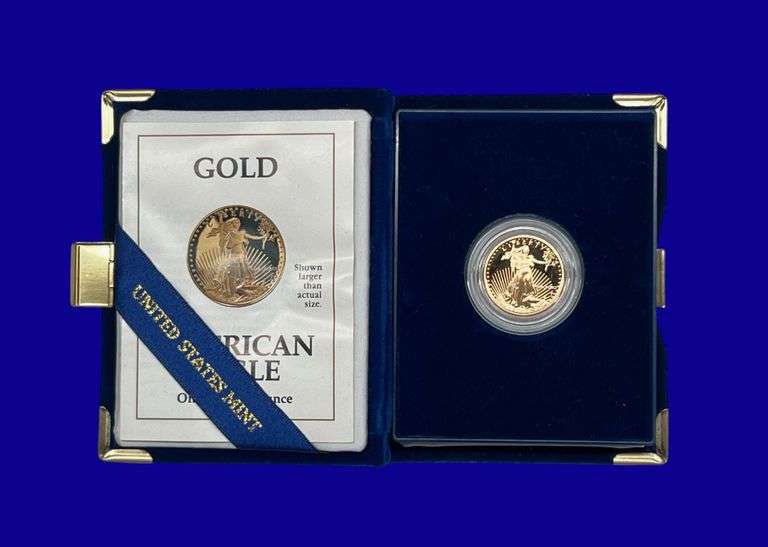 US Mint 1991 American Eagle Gold Coin image