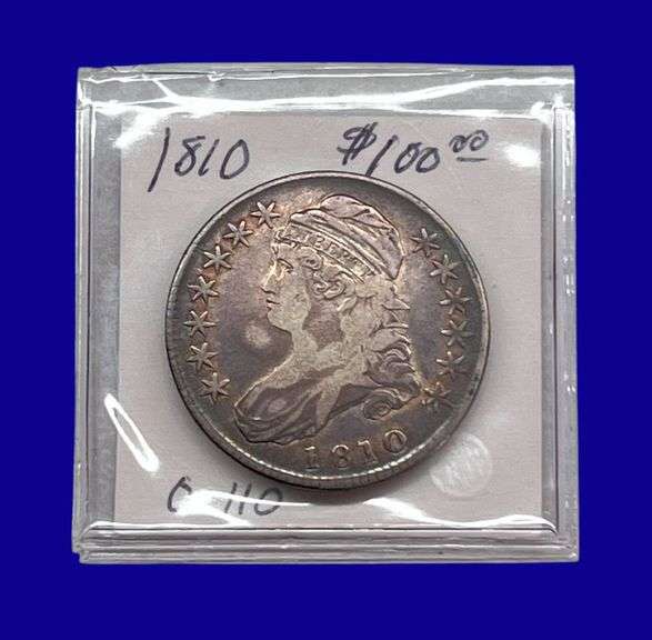 1810 Draped Bust Silver Half Dollar image