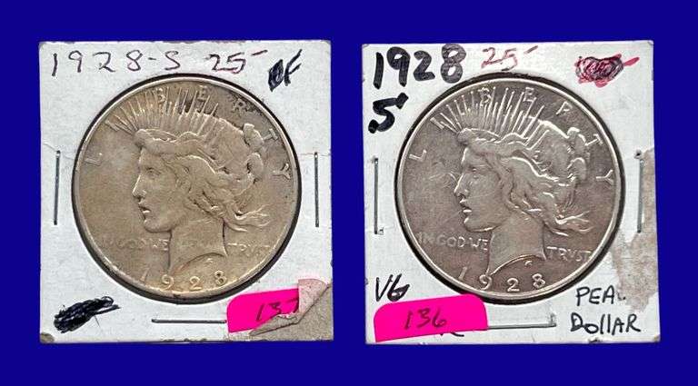 1928-S Peace Silver Dollars image