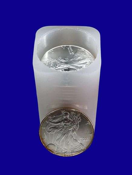Silver Eagle Coins, qty-20 image