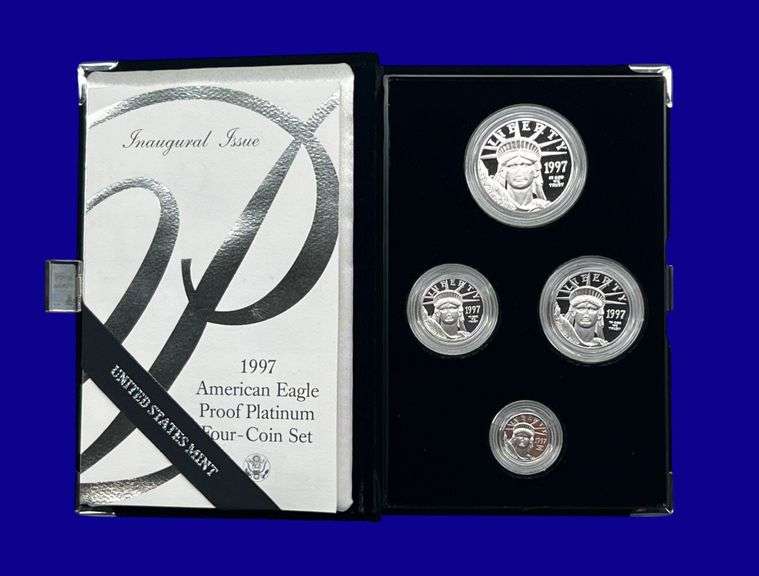 US Mint 1997 "American Eagle" Platinum Coin Set image