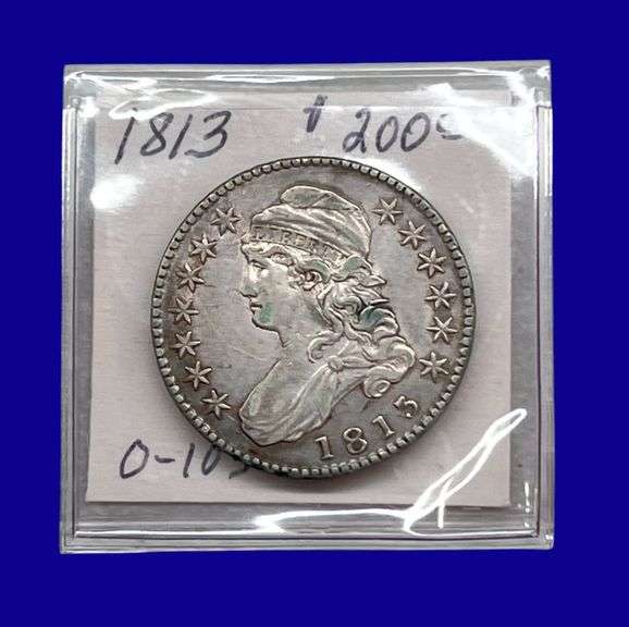 1813 Draped Bust Silver Half Dollar image