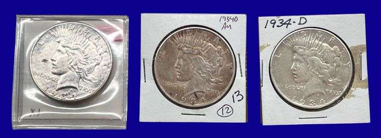 1934-D Peace Silver Dollars image