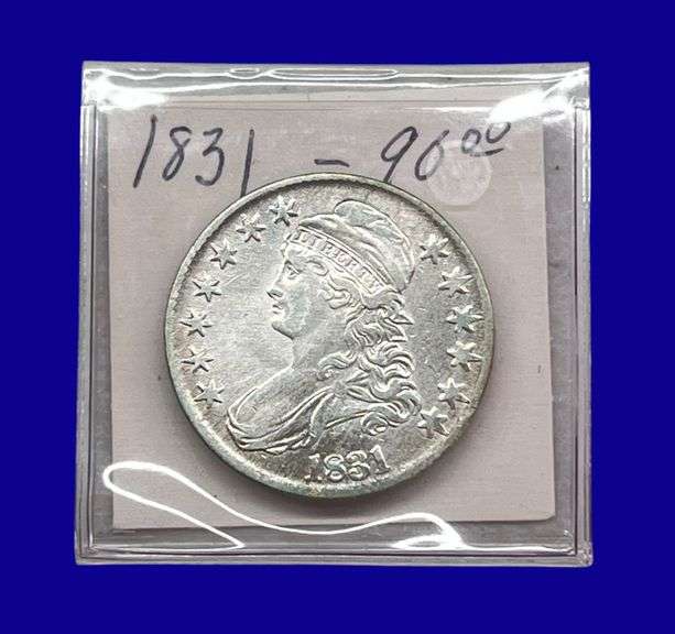 1831 Draped Bust Silver Half Dollar image