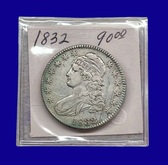 1832 Draped Bust Silver Half Dollar image