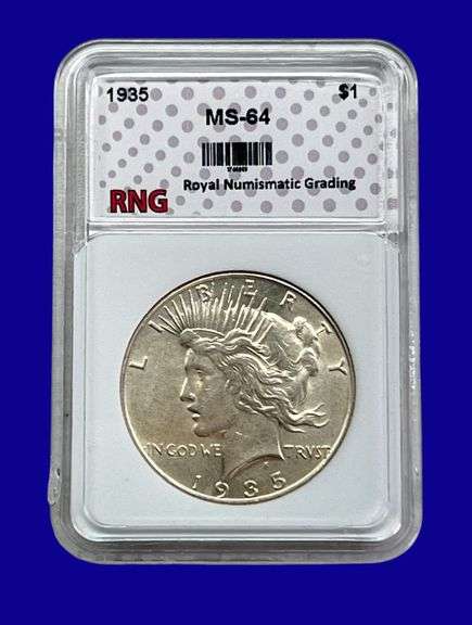 1935-P Peace Silver Dollar RNG MS64 image