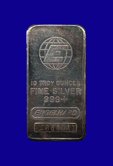 10 Ounce Engelhard Silver Bar image