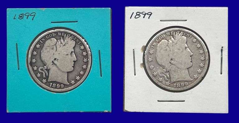1899 Barber Silver Half Dollars image