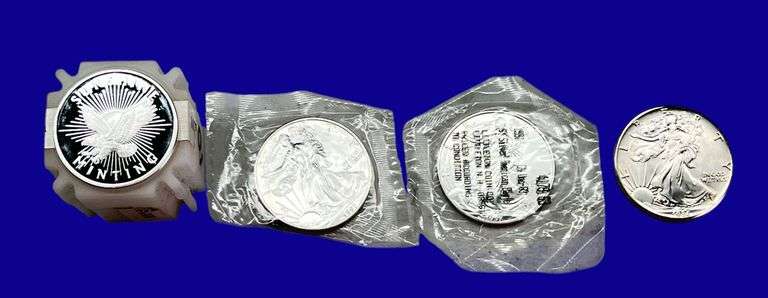 Silver Eagle Coins, qty-13 image