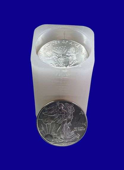 Silver Eagle Coins, qty-20 image