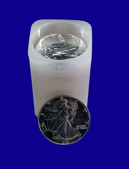 Silver Eagle Coins, qty-20 image