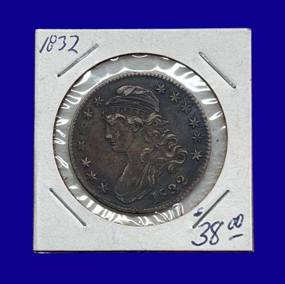 1832 Draped Bust Silver Half Dollar image