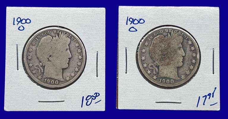 1900-O Barber Silver Half Dollars image