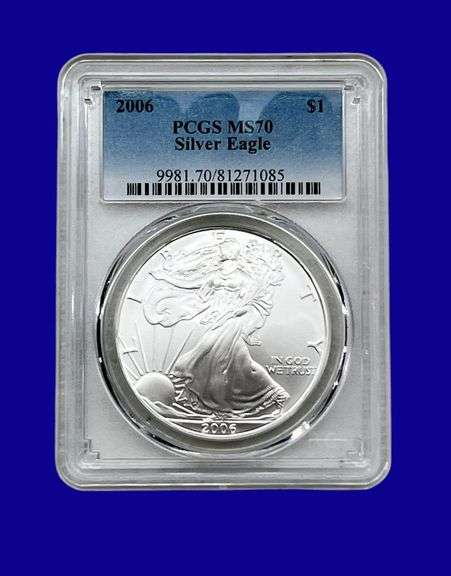 2006 Silver Eagle PCGS MS70 image