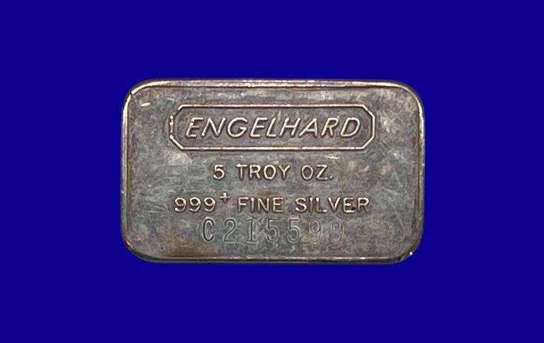 5 Ounce Engelhard Silver Bar image