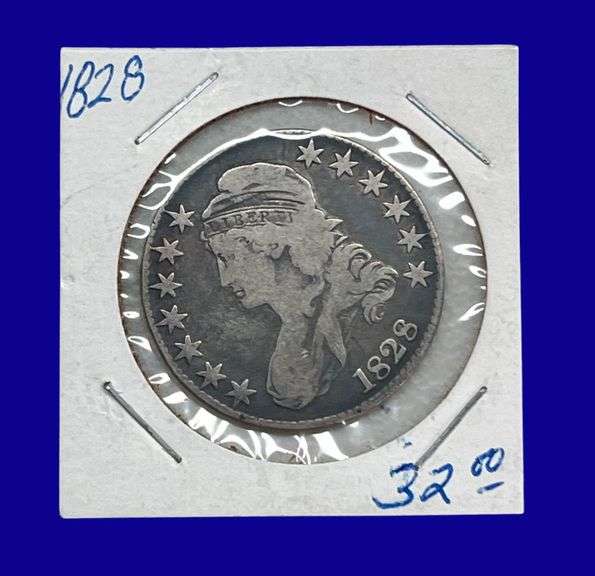 1828 Draped Bust Silver Half Dollar image