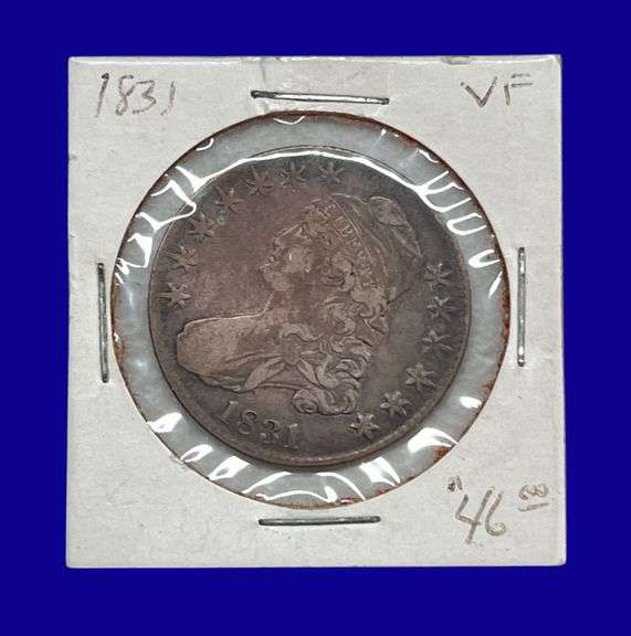 1831 Draped Bust Silver Half Dollar image