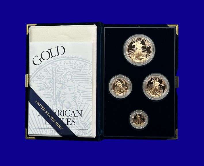 US Mint 1998-W American Eagle Gold Bullion Coins Proof Set image
