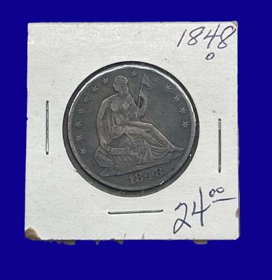 1848-O Seated Liberty Silver Half Dollar image