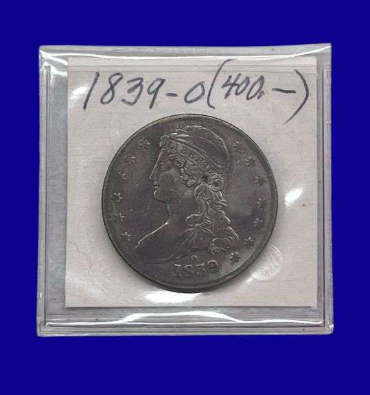 1839-O Draped Bust Silver Half Dollar image