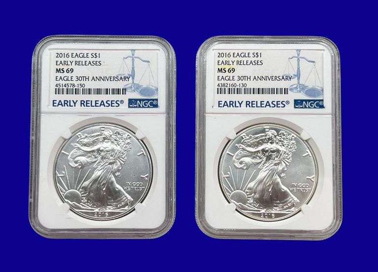 2016 Silver Eagle NGC MS69 image
